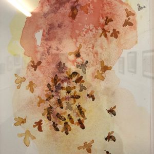 Honeybees in a Summer Haze